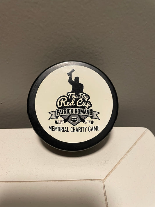 Big Red Cup Hockey Puck
